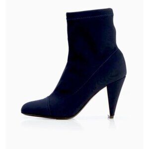 MARION PARKE $695 Women's EU36 Black Stockings Pull Up Ankle‎ Booties US Size 6